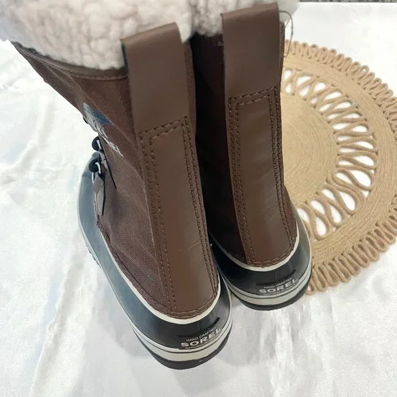 NWT Sorel Caribou Men's Waterproof Boot Bruno Brown Size 10.5 - Picture 10 of 11